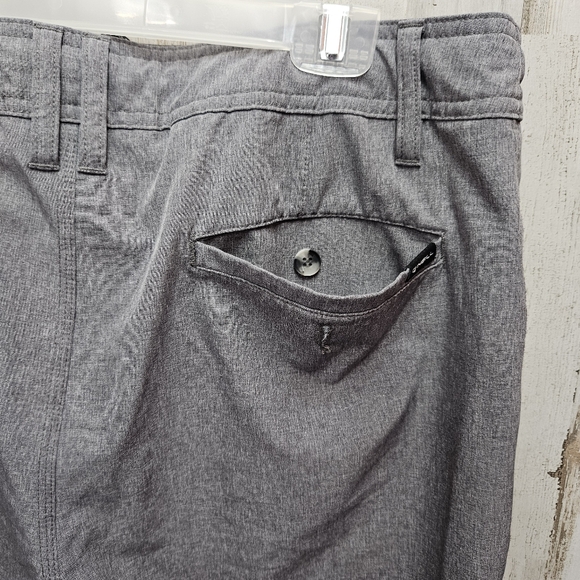 O'Neill Hybrid Men's Board Shorts Gray Pockets Size 34 Swim Summer - Picture 7 of 11